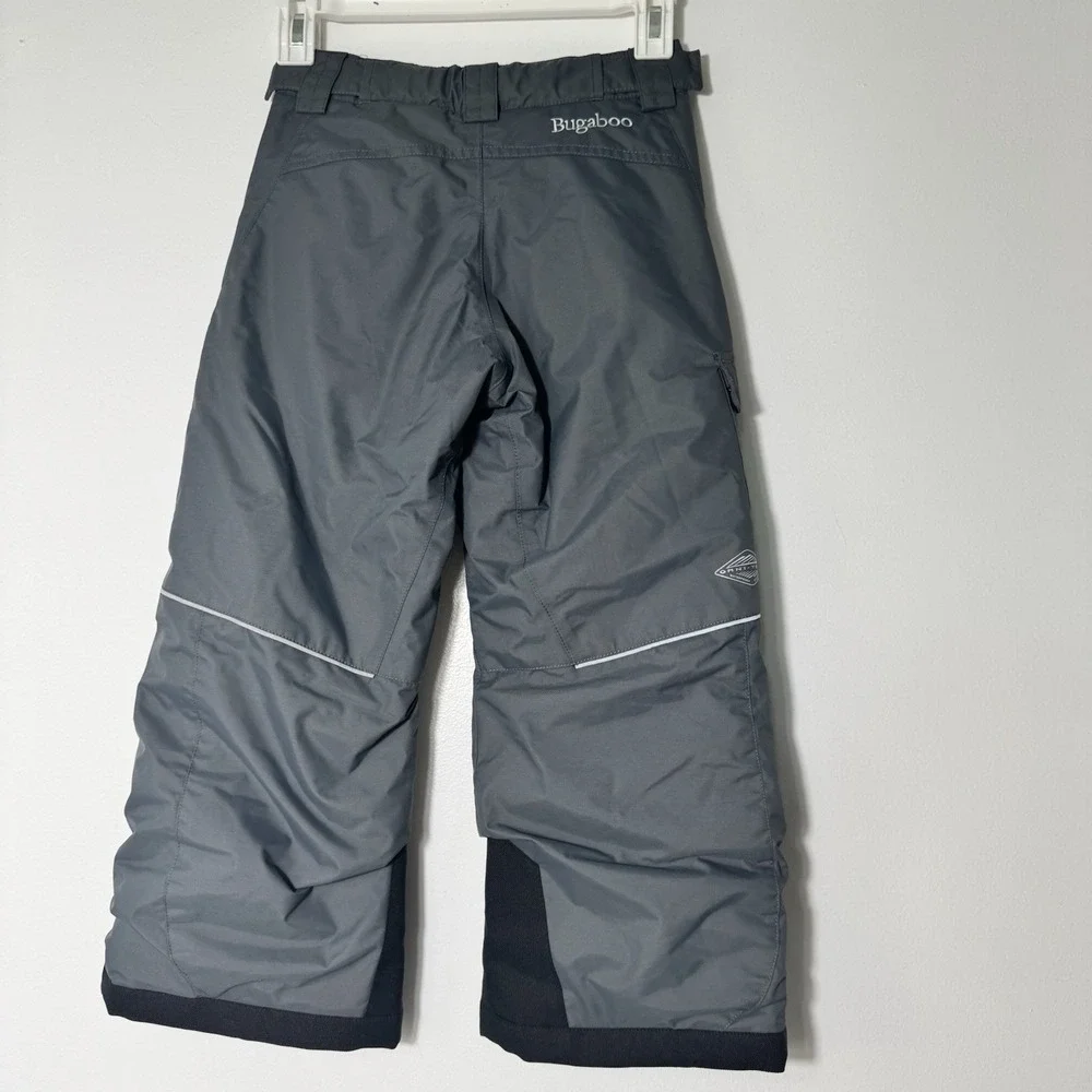 Columbia Omni-Heat Kids Sz Xs 6/7 Black Insulated Outgrown BUGABOO Ski Pants